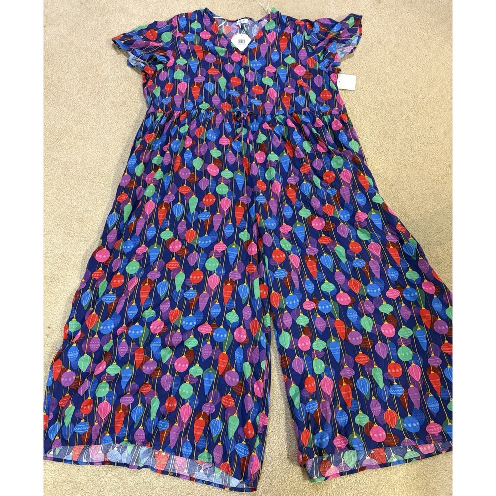 Little Party Dress brand Juniper Christmas Ornaments Jumpsuit size 22